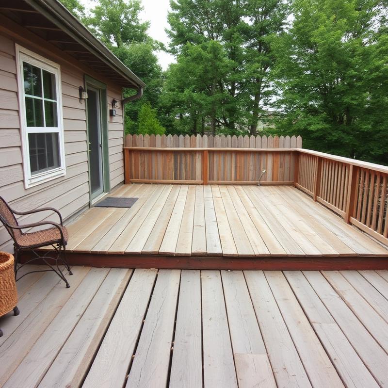 Deck rebuild before